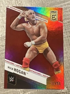 2023 Panini Donruss Elite WWE - Legends Hulk Hogan #127 Aspirations Red /53 - Bild 1 von 1