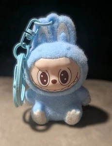 Unbranded bookbag charm monster mini take a seat - blue - two inch, fuzzy - Picture 1 of 2