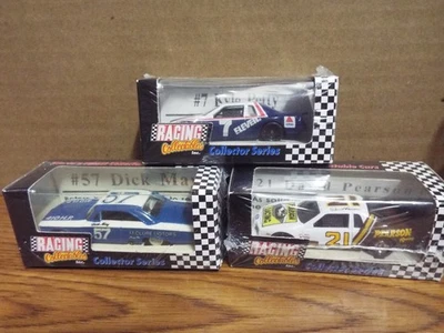 RCCA Vntg Nascar 3 car lot Petty / Pearson / May 1/64 Collector Series - Image 1 of 2