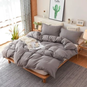 Duvet Cover 3 Piece Set, Ultra Soft Double Brushed Microfiber Comforter Cover... - Picture 1 of 6