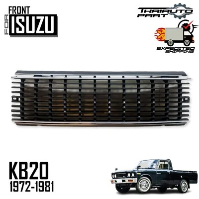 Fit Isuzu KB20 KB25 Chevrolet LUV Pickup 1972-81 parrilla delantera parrilla moldura central Foto 1 de 4