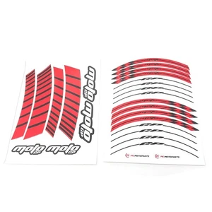 Red GP02 Vinyl Wheel Sticker Decal Kit For GSXR1000 16 17 18 19 20 21 22 23 - Picture 1 of 12
