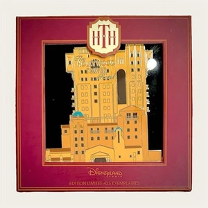 Disney Paris DLP Hollywood Hotel Tower of Terror Jumbo Pin LE 425 HTH Before - Picture 1 of 1