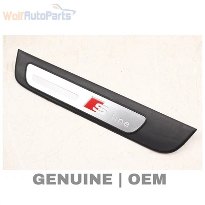 2009-2016 AUDI A4 QUATTRO - Painel de soleira da porta traseira esquerda / placa de arranhão (linha S) - Imagem 1 de 4