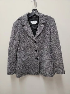 Max Mara Blazer Sz 10 Virgin Wool 3 Button Pockets Jacket Blazer - Picture 1 of 6