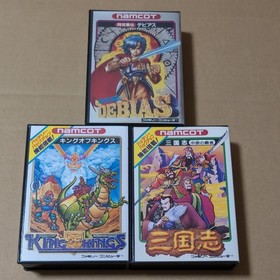 Three Kingdoms King of kings DEBIAS W/box NO instructions  Famicom Retro Game