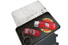 Dale Earnhardt Jr ensemble cadeau Nascar porte-clés moulé sous pression briquet en étain