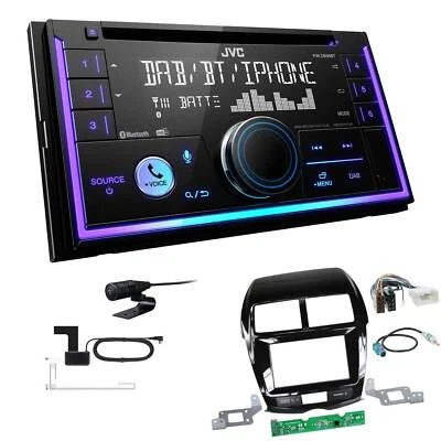 JVC 2-DIN MP3 Autoradio Bluetooth DAB+ für Citroen C4 Aircross Typ B piano - Bild 1 von 4
