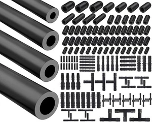 5/32 1/4 5/16 1/2 Automotive Silicone Vacuum Tubing Hose line Kit 5FT with 115PC - Bild 1 von 7