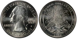 2012-P Hawaii Vulkane Nationalparks NP 25C Quarter Philadelphia neuwertig NPP14 - Bild 1 von 1