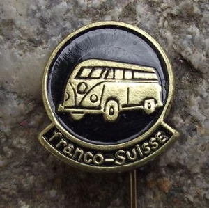 Antique VW Volkswagen Westphalia Type 2 Split Windshield Camper Van Pin Badge - Picture 1 of 3