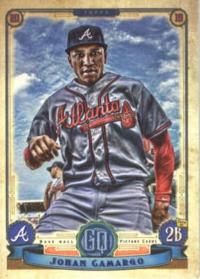 2019 Topps Gypsy Queen #38 Johan Camargo Atlanta Braves Baseball Card - Image 1 of 2