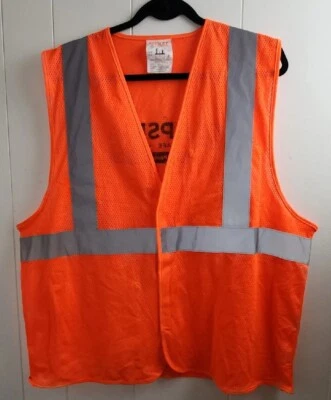TINGLEY  Reflective Safety Best Orange MENS  S-M Chest 26" Long 28" - Image 1 of 4
