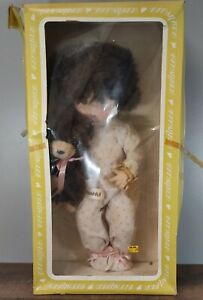 Vintage Effanbee 16” Dy Dee Baby Doll with Bashful Bear Brunette #5655