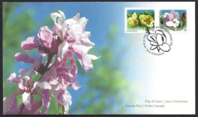 🍁Canada  #2624 - 2625   "MAGNOLIAS"    Brand New  2013  First Day Cover - Image 1 of 2