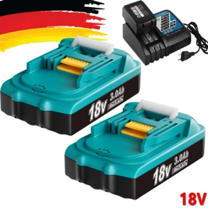 2x 18V BL1850B 3,0AH Batería Para Makita BL1860B BL1850 BL1830 Indicador/Cargador Led - Imagen 1 de 4