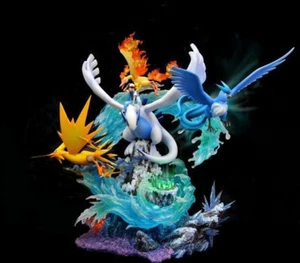 1/35 Media Luna Estudio Pájaro Legendario Tres Estatua Sagrada Resina Pikachu Ash Ketchu - Imagen 1 de 4