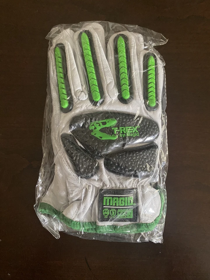 Magid T-Rex Work Gloves TRX814 Sz Large Ansi Cut Level A6 Safety Gloves
