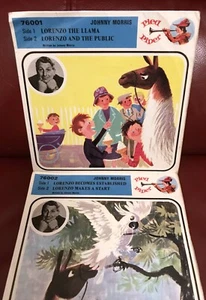 JOHNNY MORRIS Lorenzo The Llama 1967 7 INCH Pied Piper 76001 + BONUS LORENZO 7"! - Picture 1 of 6