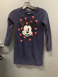 Gap Kids Girls Mickey Mouse Long Sleeve Sweater SZ M (8) - Picture 1 of 2