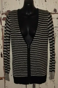 Ann Taylor Loft Strickjacke Pullover Oberteil Schwarz Silber XS Urlaub Neu - Bild 1 von 4