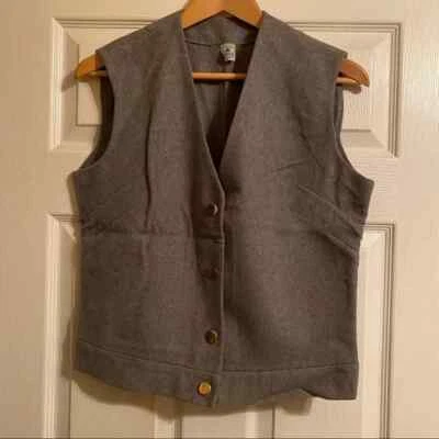 Vintage 1960’s Shamrock Wool Vest Grey - Image 1 of 3