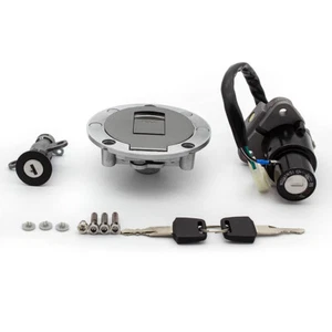 FXCNC Ignition Switch Fuel Gas Cap Cover Seat Lock Key For TZM150 TZR150 TDM850 - Picture 1 of 7