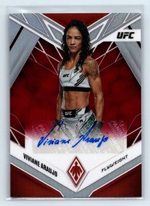 2023 Panini UFC Chronicles Viviane Araujo Phoenix Auto Red