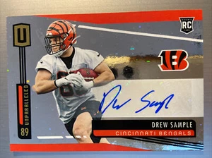 2019 Panini Unparalleled Drew Sample RC Auto Cosmos Bengals Washington Huskies! - Picture 1 of 2