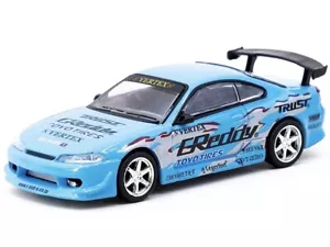 Tarmac Works 1:64 Vertex Nissan Silvia (S15) GReddy Special Blu - Foto 1 di 3