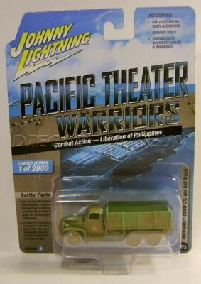 GMC CCKW 2 1/2 TON 6X6 TRUCK WWII PACIFIC THEATER WARRIORS JOHNNY LIGHTNING - Image 1 of 2