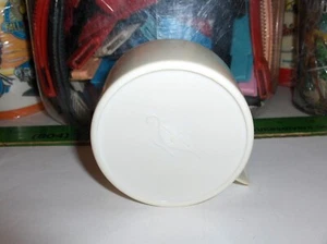 Vintage Aladdin WHITE Replacement.Lunchbox Thermos Cup-With Lantern-113-DECENT - Picture 1 of 6
