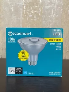 EcoSmart 150-Watt Par 38.8 Dimmable Flood Led Light Bulb Bright White One Pack - Picture 1 of 2