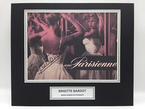 RARE Brigitte Bardot Film Movie Signed Photo Display + COA AUTOGRAPH HOLLYWOOD - Bild 1 von 3