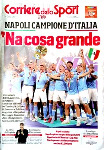 Il Corriere dello sport-24 Maggio 2025-'NA COSA GRANDE, CAMPIONE D'ITALIA-NUOVO - Picture 1 of 1