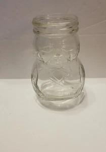 Vintage Figural Glass Sun Ra Hot Dog Sauce Jar  Frowning Man/Tuxedo - Picture 1 of 13