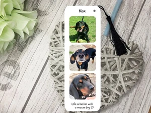 Personalised Pet Dog Photo Bookmark Gift Idea - Picture 1 of 3