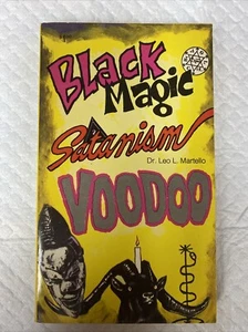 BLACK MAGIC SATANISM VOODOO Unread VINTAGE PB RARE Dr. Leo L. Martello - Picture 1 of 2