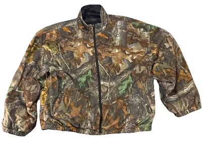 Advantage Timber Reversible Hunting Jacket Camo & Black Men's Large Duck Hunting - Image 1 of 4