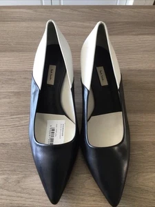 Paul Smith Women’s Neville Black and White Shoe Size 37 - Picture 1 of 8