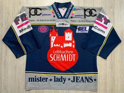 DEL EHC80 Nürnberg Tigers Eishockey Trikot Hockey Jersey Metzen Gr. XL #59 MAYER - Bild 1 von 4