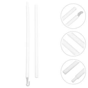 Vertical Blind Replacement Rod 24 Inch White Curtain Pull Accessory - Picture 1 of 10