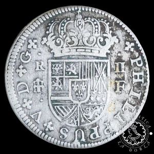 1721 - 2 REALES - Felipe V - Segovia F - MBC-/BC+ - Picture 1 of 2