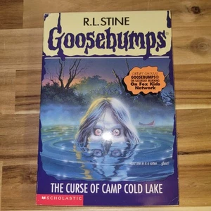 Goosebumps #56 The Curse of Camp Cold Lake Vintage RL Stine 1st Print 1997 - Picture 1 of 10