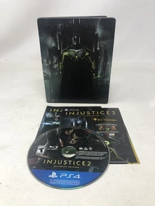 Injustice 2: Ultimate Edition (Sony PlayStation 4, 2017) PS4 Steelbook - Picture 1 of 6