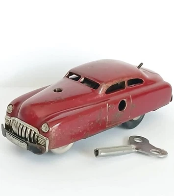 Schuco Blechspielzeug🚘Varianto-Limo 3041🚗1950er|Dunkelrot|Funktionsfähig - Bild 1 von 4