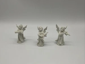 3 Reichmannsdorf Porcelain Carl Sheiding Germany Angel Band 3 1/4” T - Picture 1 of 7