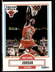 1990-91 Fleer #26 Michael Jordan Bulls Basketball Card 3403G - Picture 1 of 2