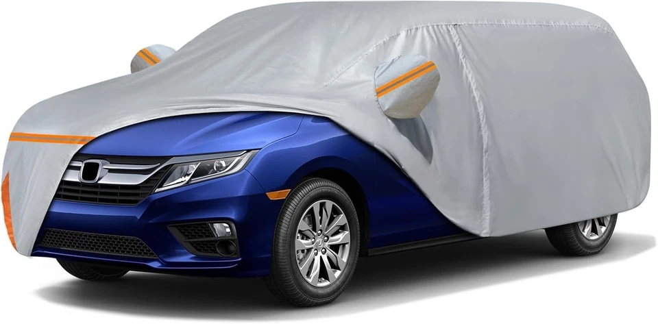 For Honda Odyssey 2005-2025 Waterproof Car Cover All Weather with Door Zipper - Image 1 of 4