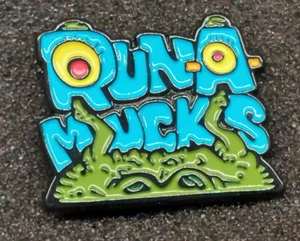 Last Resort Toys Run-A-Mucks Logo Enamel Pin - Picture 1 of 2